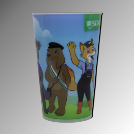 Trinkbecher Maskottchen