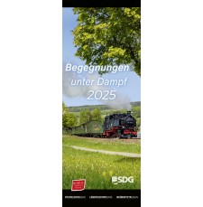 Kalender 2025 "Begegnungen unter Dampf" klein
