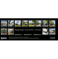 Kalender 2025 "Begegnungen unter Dampf" klein