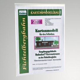 Bastelbogen Bahnhof Vierenstraße